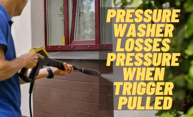 trou built pressure washer stops when trigger released