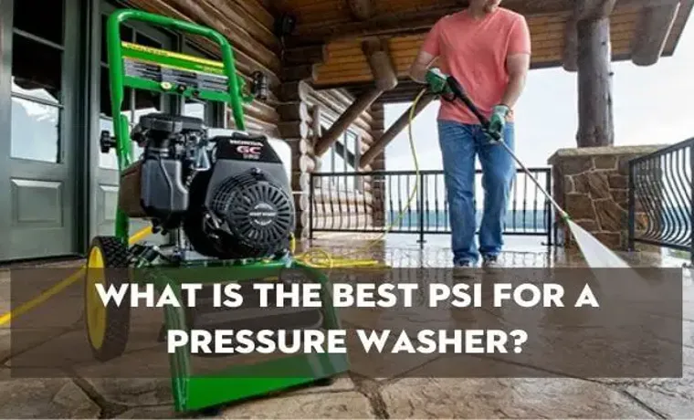 what is psi mean in pressure washer