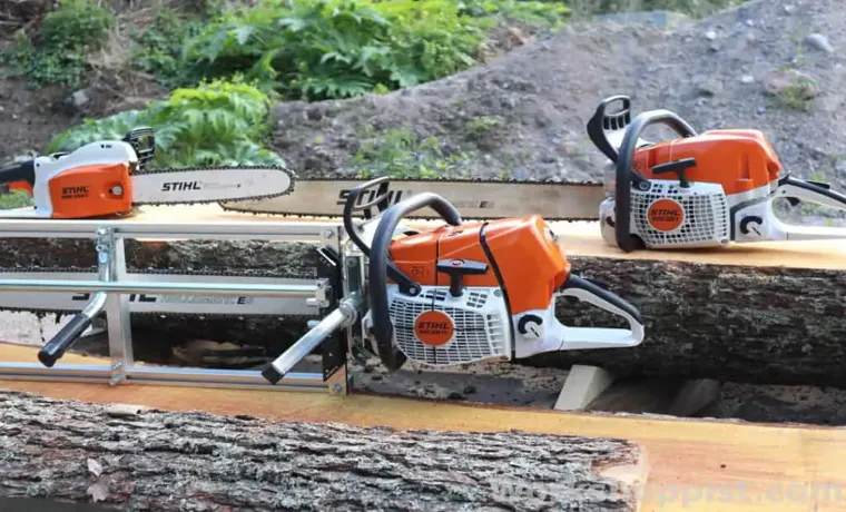 what size chainsaw is needed for a chainsaw mill