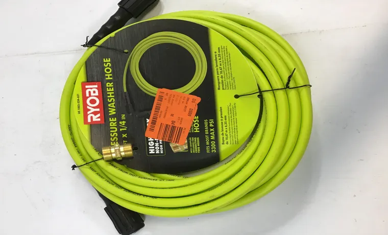 What Size Hose for Ryobi Pressure Washer: Choosing the Perfect Fit