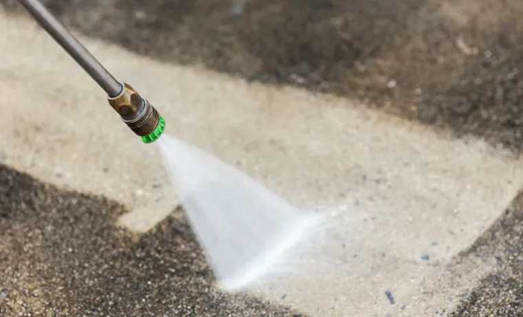 what type of pressure washer to clean concrete