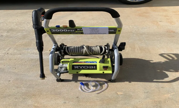 what type of soap for ryobi pressure washer