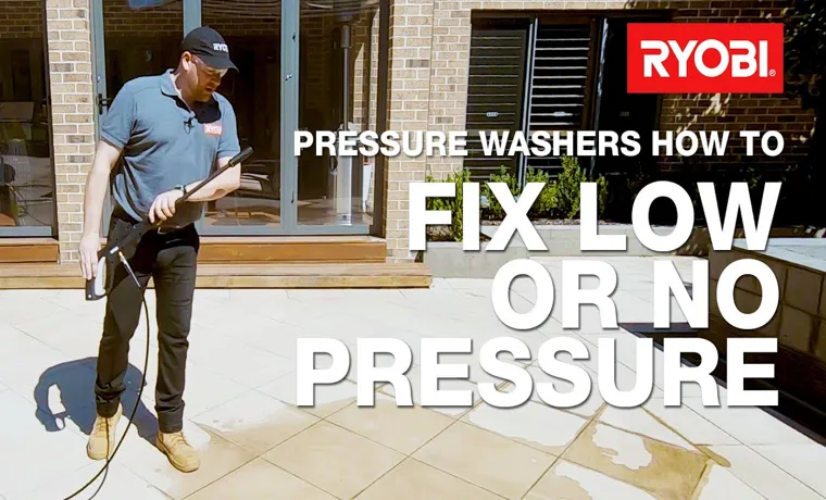 why did my ryobi pressure washer stopped working