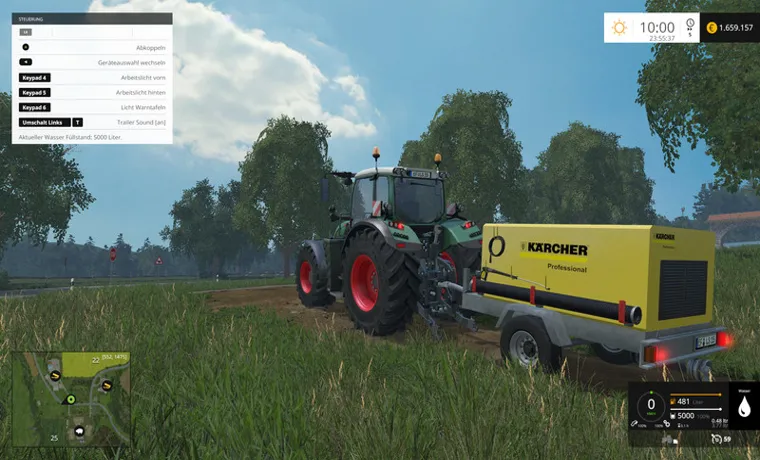 farm sim 15 where to place pressure washer