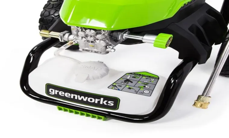 greenworks electric pressure washer how to use soap