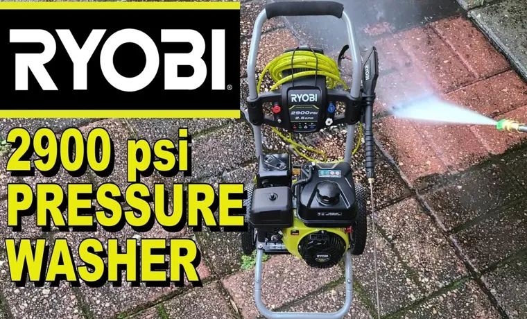 how jack oil ryobi pressure washer