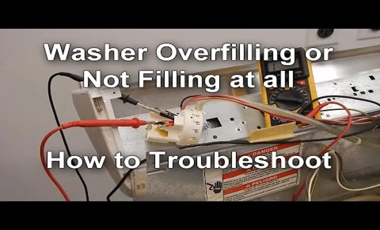 how. to test whirpool washer pressure switch