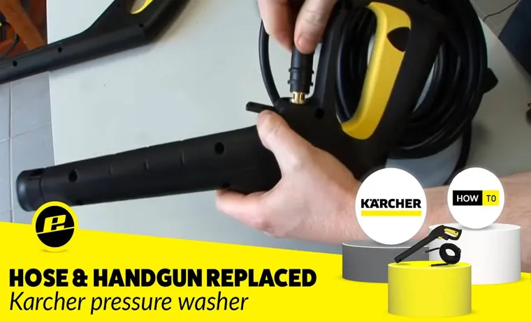 Karcher Pressure Washer: How to Disconnect Pressure Hose for Easy Cleaning