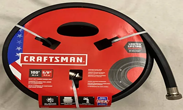 are craftsman garden hoses guaranteed for life
