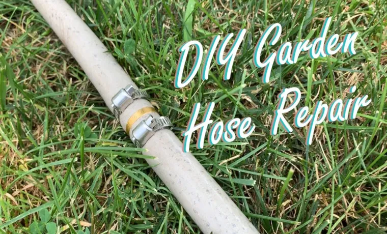 can a garden hose be repaired