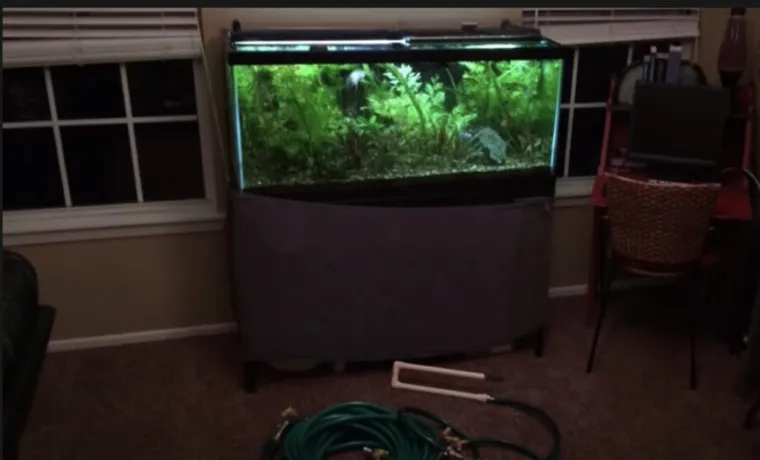 can i fill my fish tank with a garden hose