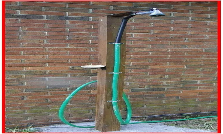 can you connect a garden hose to a shower