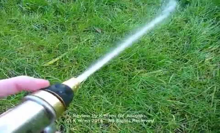 can you pressure wash with a garden hose