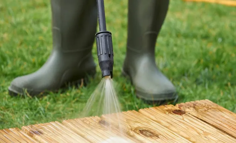 can you pressure wash with a garden hose