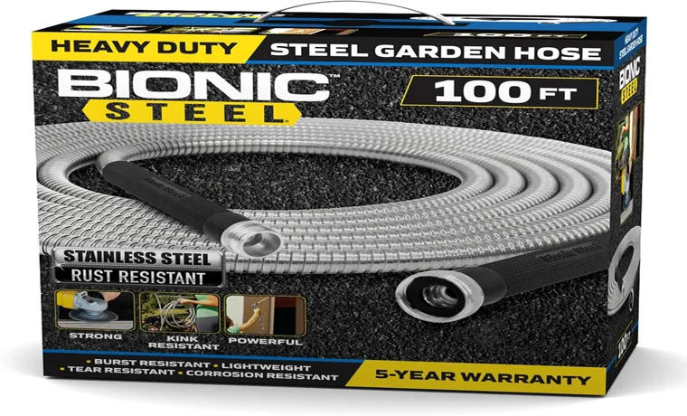can you repair a stainless steel garden hose