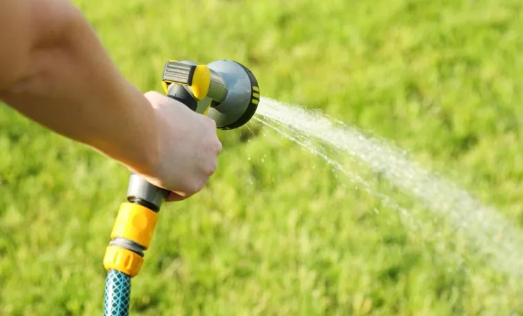 can you use a garden hose for hot water