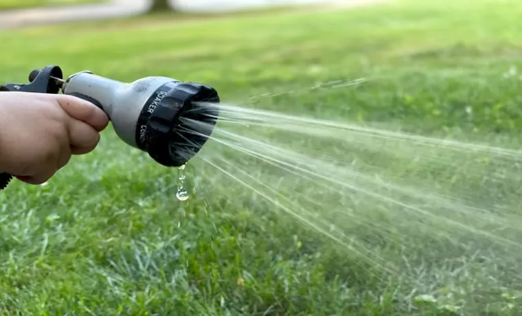 can you use a garden hose with a pressure washer