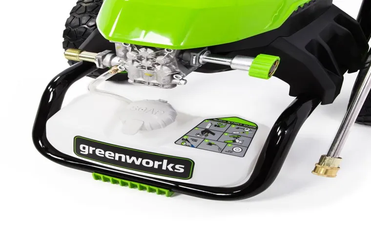 greenworks pressure washer 1800 how to use soap