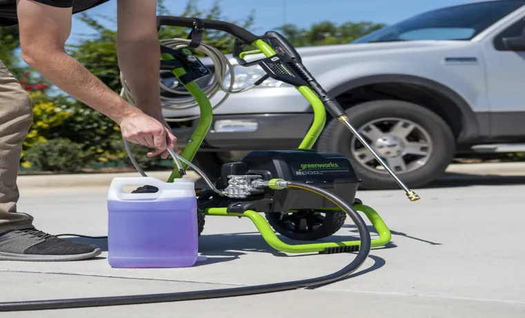 Greenworks Pressure Washer 1800: How to Use Soap Effectively