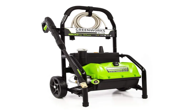 greenworks pressure washer how to