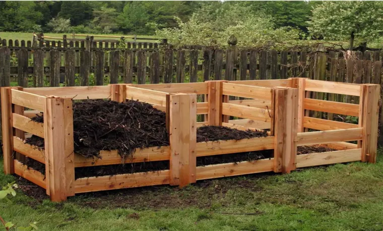 how big should a compost bin be