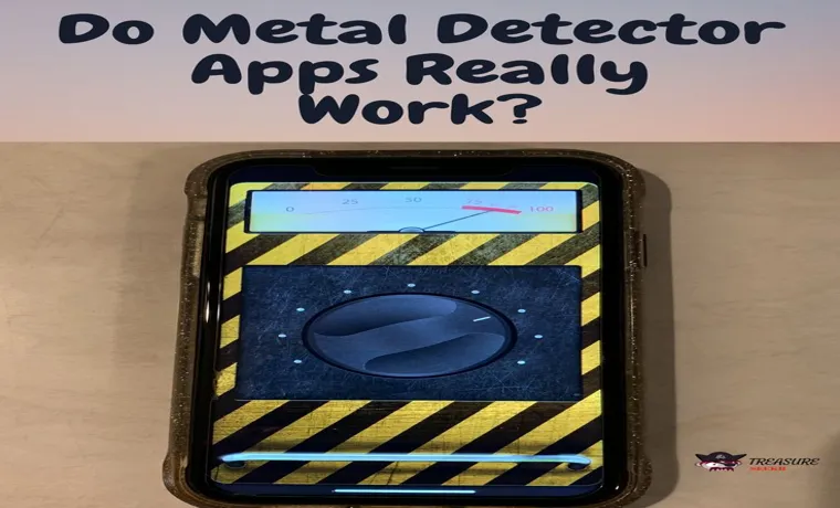 how do metal detector apps work