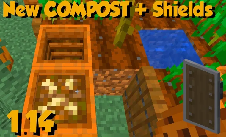 how do you make a compost bin in minecraft