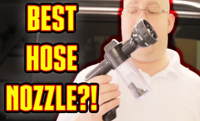 how does a garden hose nozzle work