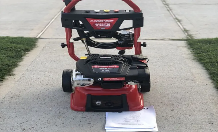 How Much Is a Troy Bilt Pressure Washer and Which Model Suits Your Budget?