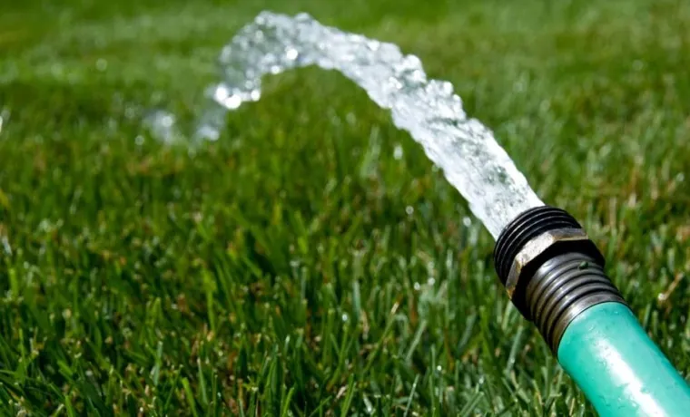 how much pressure is a garden hose