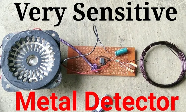 how sensitive is a metal detector