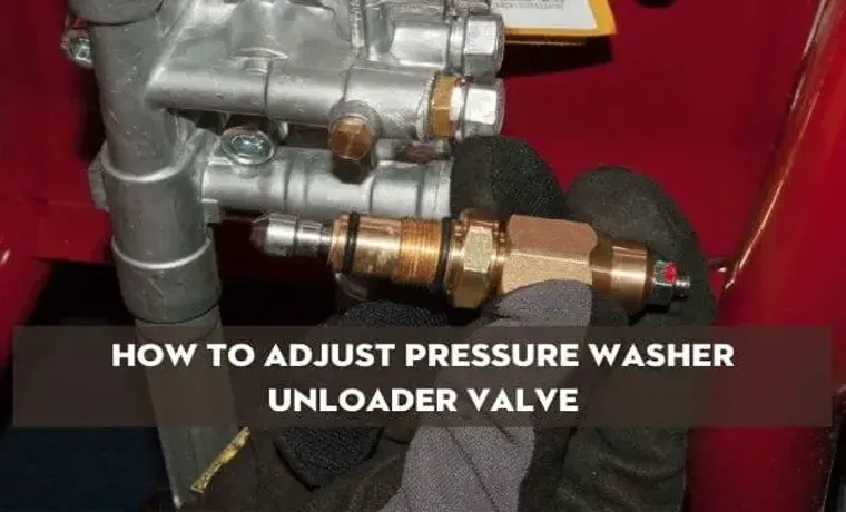 How to Adjust Purge Valve on Pressure Washer for Optimal Performance