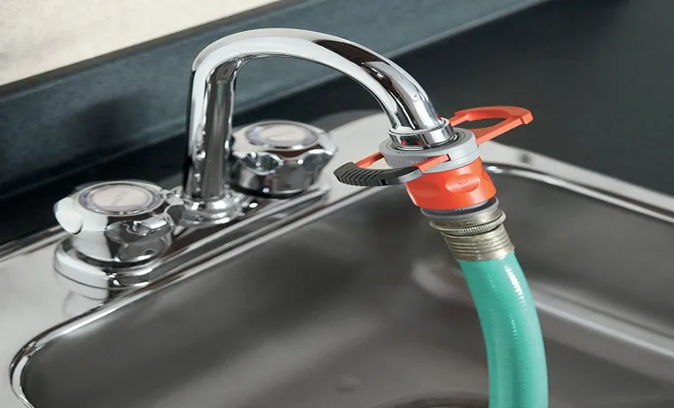 how to attach a garden hose to a bathroom faucet