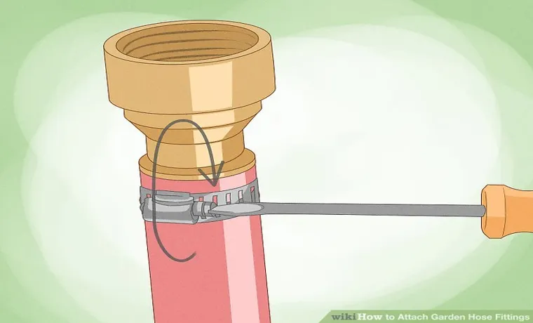 how to attach garden hose