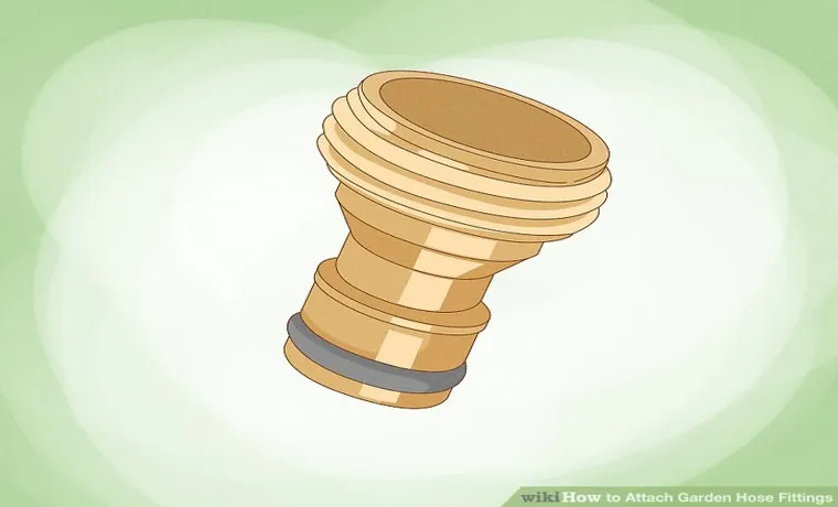 how to attach garden hose fittings