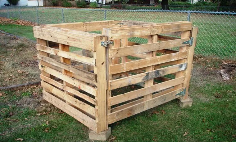 how to build a compost bin out of pallets