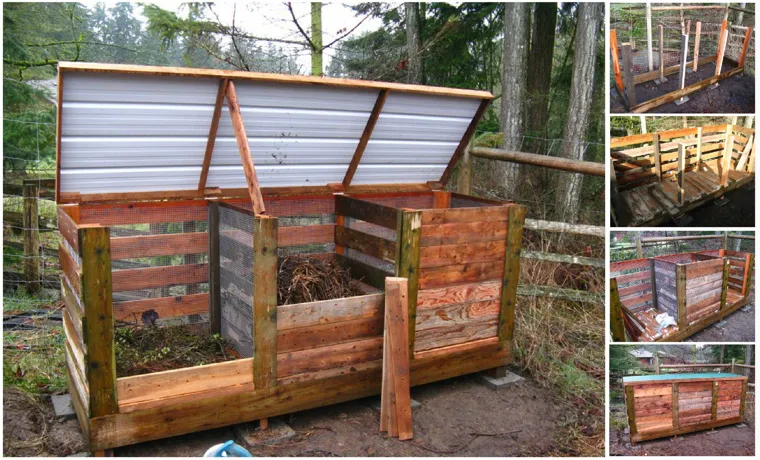 how to build a pallet compost bin