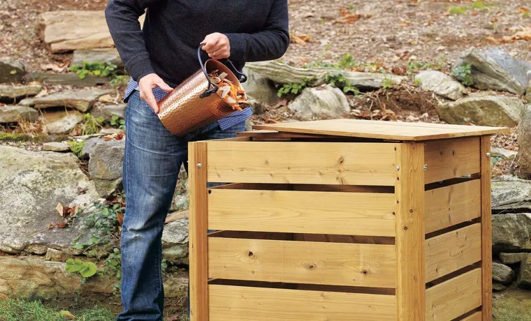 how to build a small compost bin