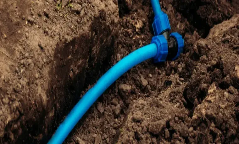 how to bury a garden hose underground