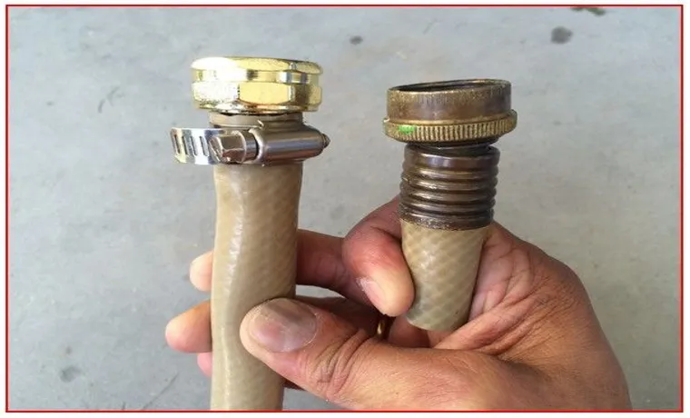how to change a garden hose end