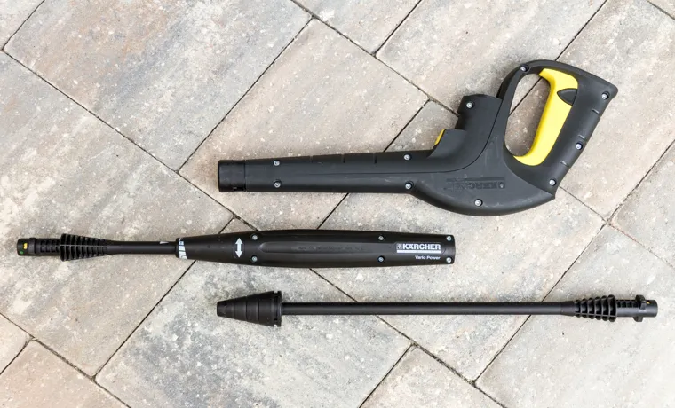 how to change attachments on karcher pressure washer