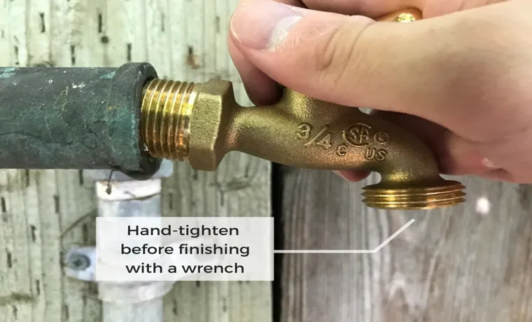 how to change garden hose faucet