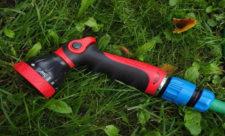 how to change garden hose nozzle