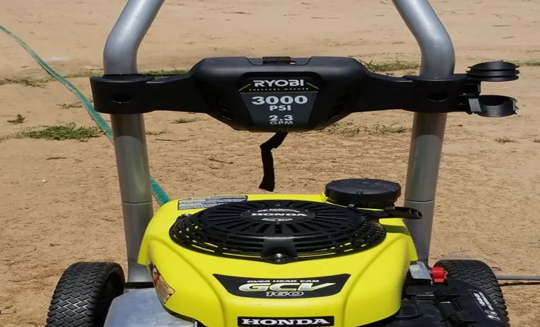 how to change oil on ryobi pressure washer