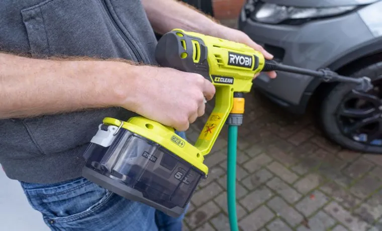 how to clean ryobi pressure washer