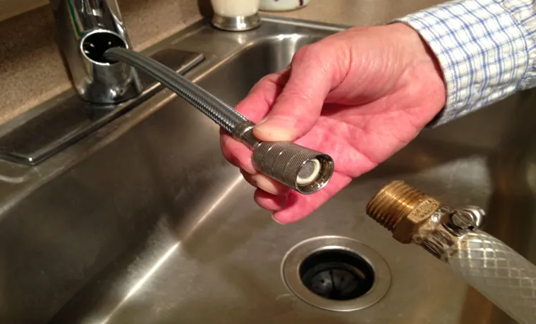 how to connect a garden hose to a kitchen sink