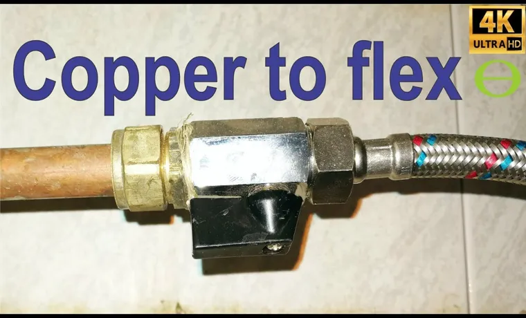 how to connect copper pipe to garden hose