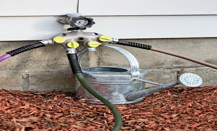 how to connect garden hose to irrigation pipe
