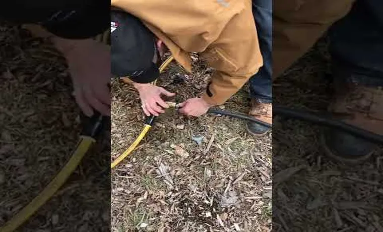 how to connect one garden hose to another