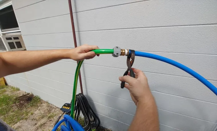 how to connect pex pipe to garden hose